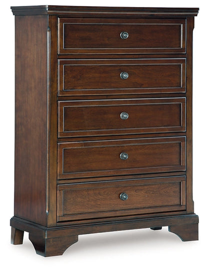Commode à cinq tiroirs Trellington