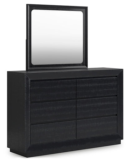 Commode et miroir Londer