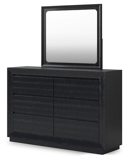 Commode et miroir Londer