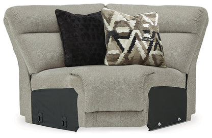 Canapé sectionnel inclinable électrique 6 pièces Colleyville avec chaise longue