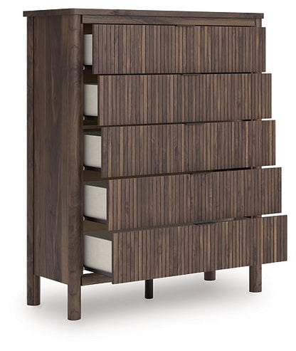 Commode large à cinq tiroirs Pamytta