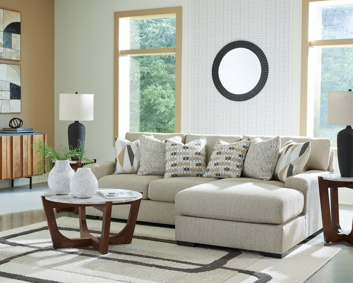 Canapé sectionnel 2 pièces Laurelgrove avec chaise longue
