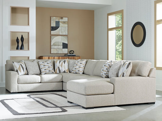 Canapé modulable 5 pièces Laurelgrove avec méridienne